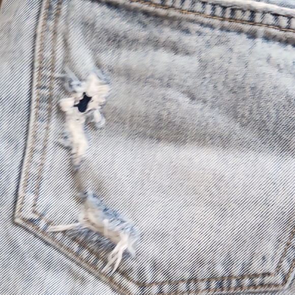 KanCan Light Blue Distressed Boyfriend Jeans - Picture 13 of 14